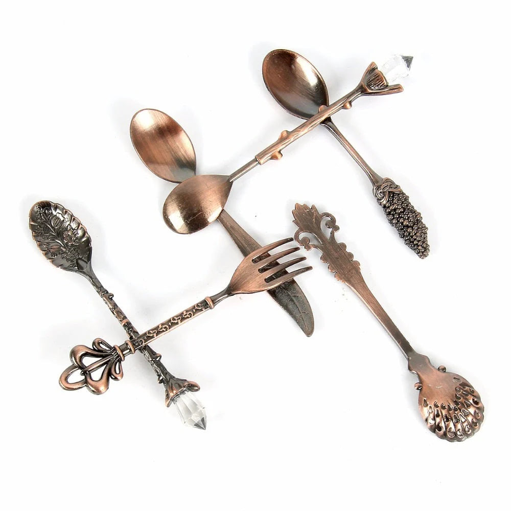6Pcs Vintage Spoons And Forks