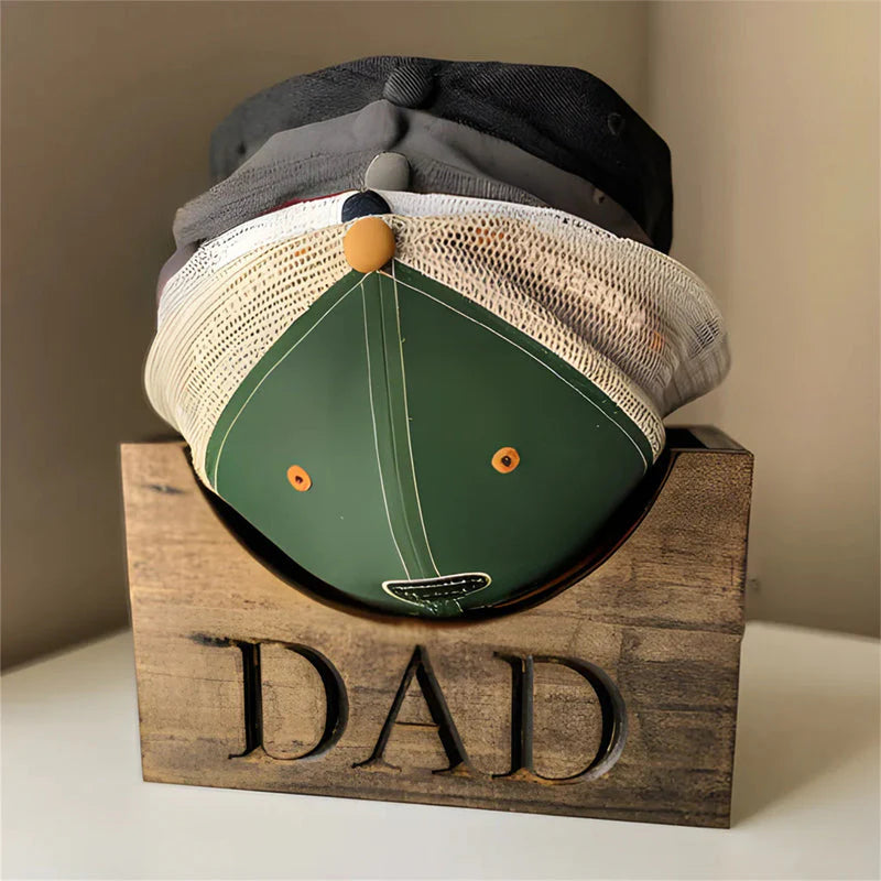 Personalized Wooden Hat Holder, Baseball Hat Holder