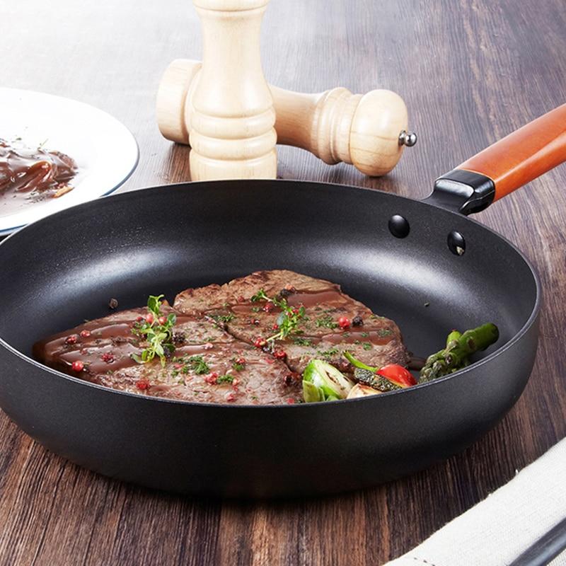 10" Black Vintage Style Cast Iron Non-Stick Frying Pan