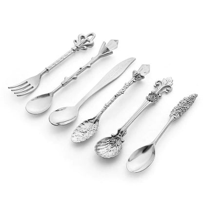 6Pcs Vintage Spoons And Forks