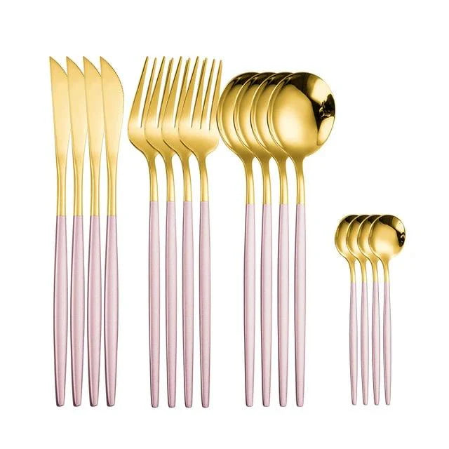 16Pcs Tableware Cutlery Set