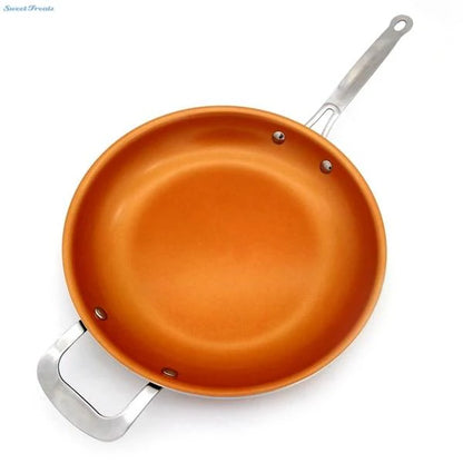 Non-Stick Copper Frying Pan With Ceramic Coating