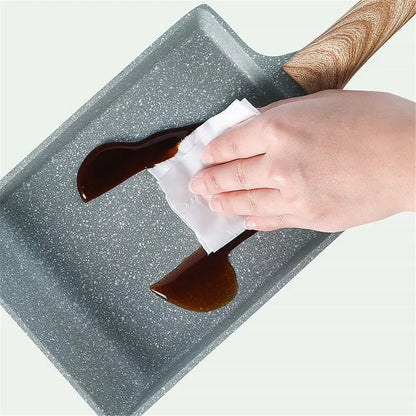Non Stick Green Frying Pan Japanese Omelettes Aluminum Alloy Pan