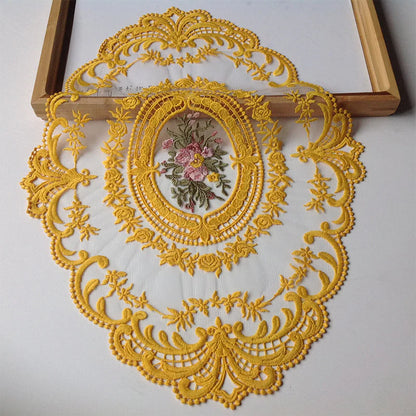 Handmade Crochet Lace Tablecloth Doilies