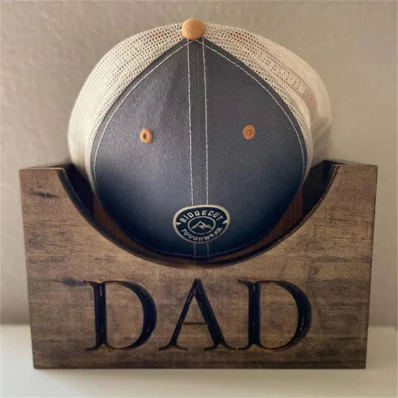 Personalized Wooden Hat Holder, Baseball Hat Holder