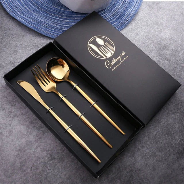3-Piece Stainless Steel Cutlery Set
