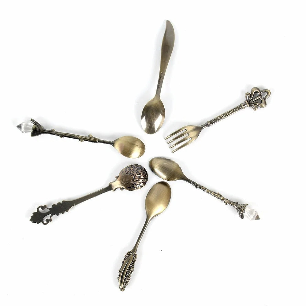 6Pcs Vintage Spoons And Forks