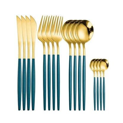 16Pcs Tableware Cutlery Set
