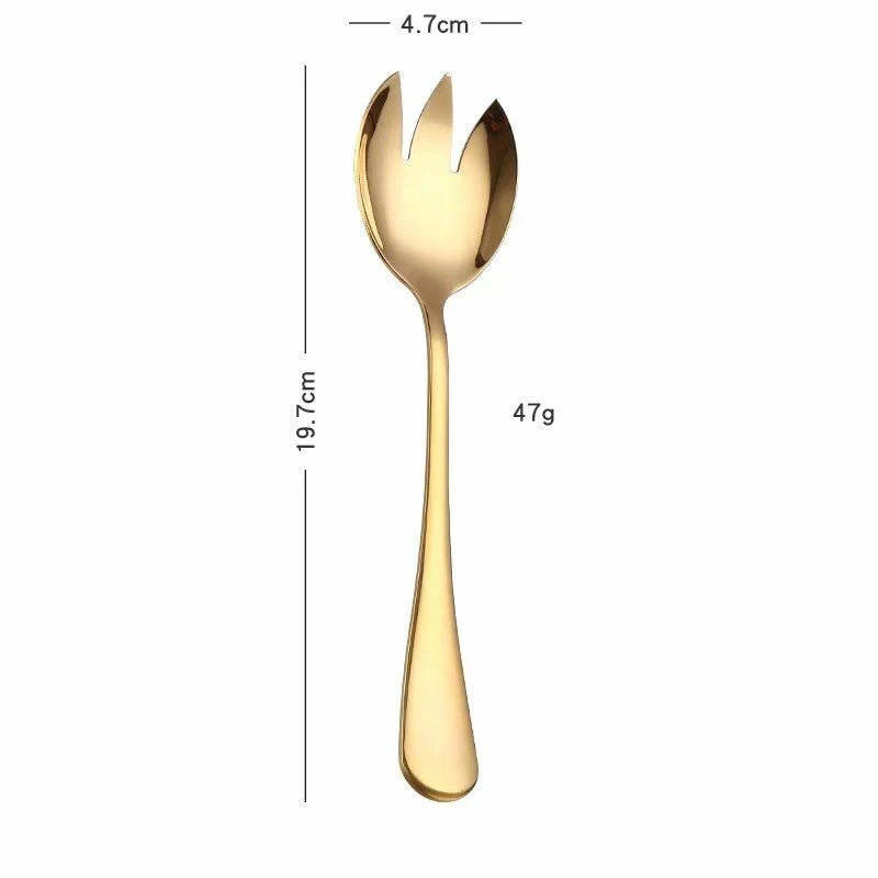 Salad Spoon And Fork Set