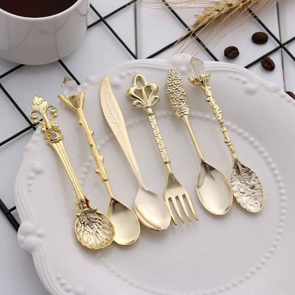 6Pcs Vintage Spoons And Forks