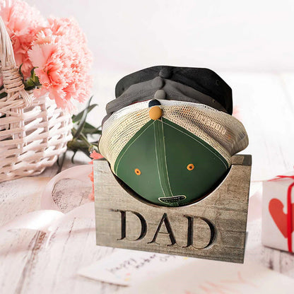 Personalized Wooden Hat Holder, Baseball Hat Holder