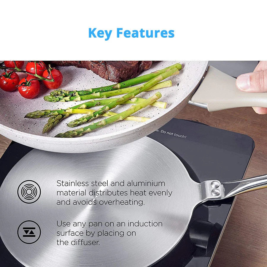 Gas And Electric Stovetop Heat Diffuser Ring Plate Pot Stabilizer