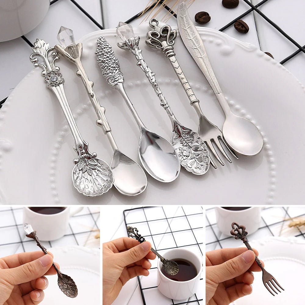 6Pcs Vintage Spoons And Forks