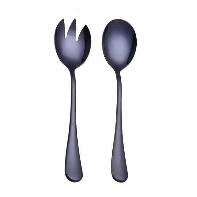 Salad Spoon And Fork Set