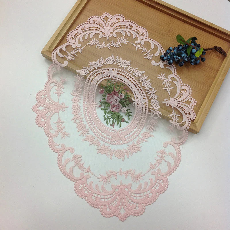 Handmade Crochet Lace Tablecloth Doilies