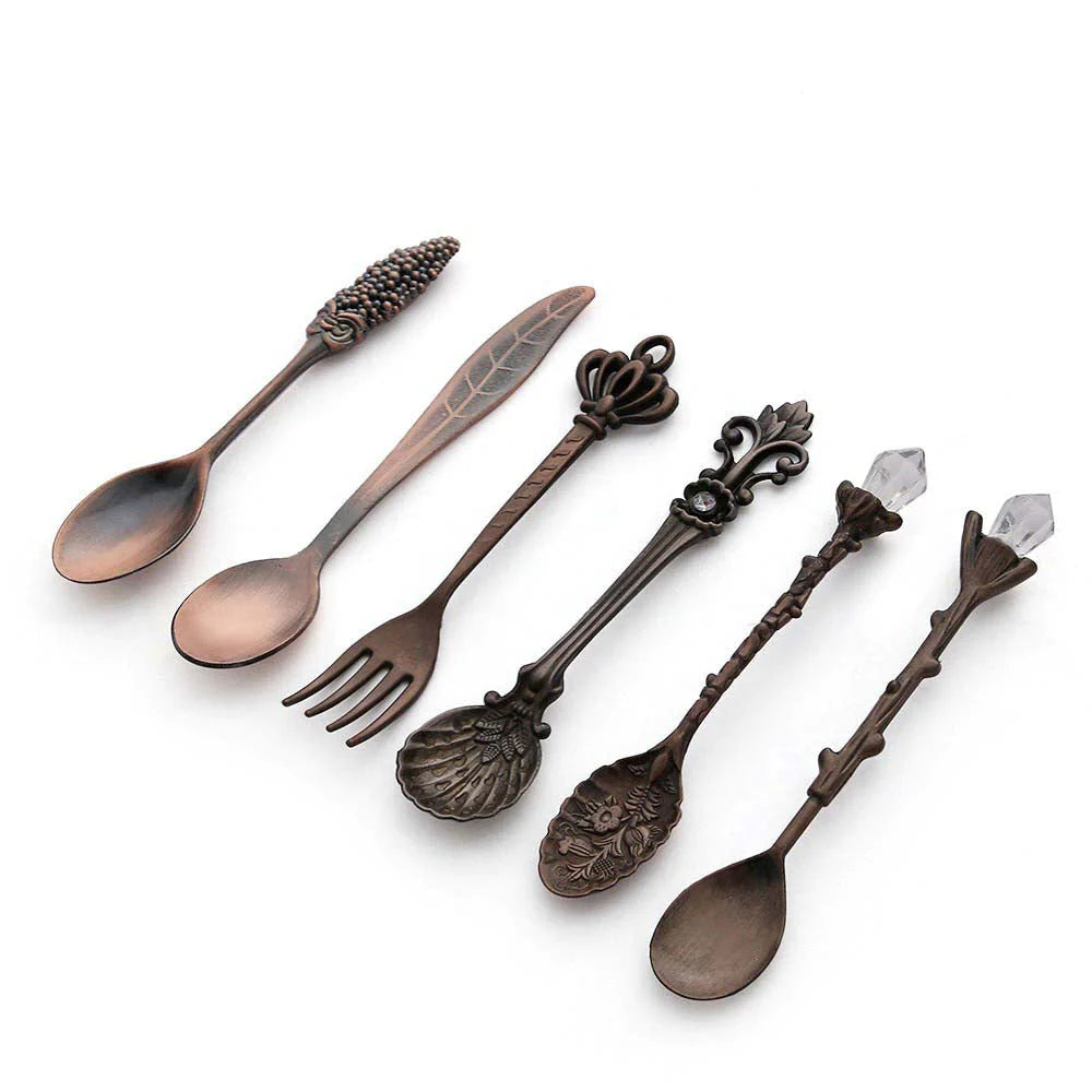 6Pcs Vintage Spoons And Forks