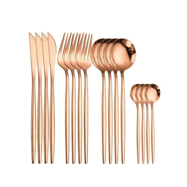 16Pcs Tableware Cutlery Set