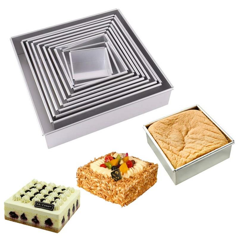 Square Cake Pan With Removable Bottom